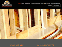 Tablet Screenshot of permafloors.com